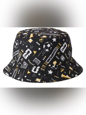 FIFA World Cup 2026 Bucket Hat Black Yellow New Toddler
